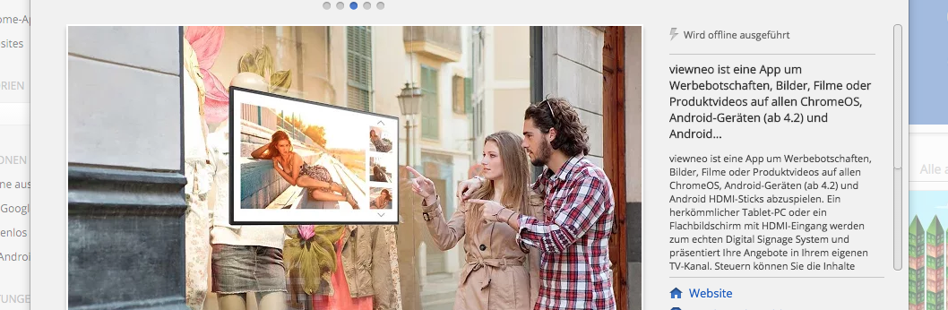 instore werbung