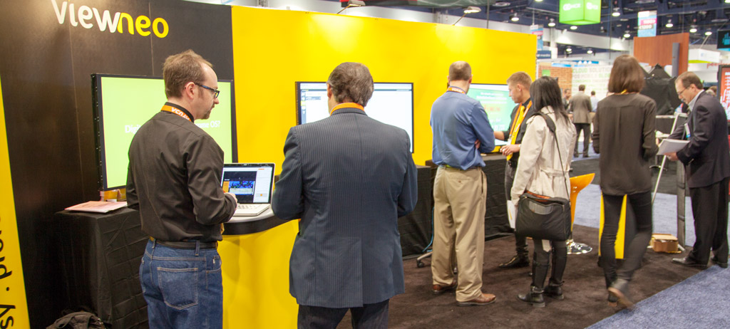 viewneo Stand auf der DSE in Las Vegas