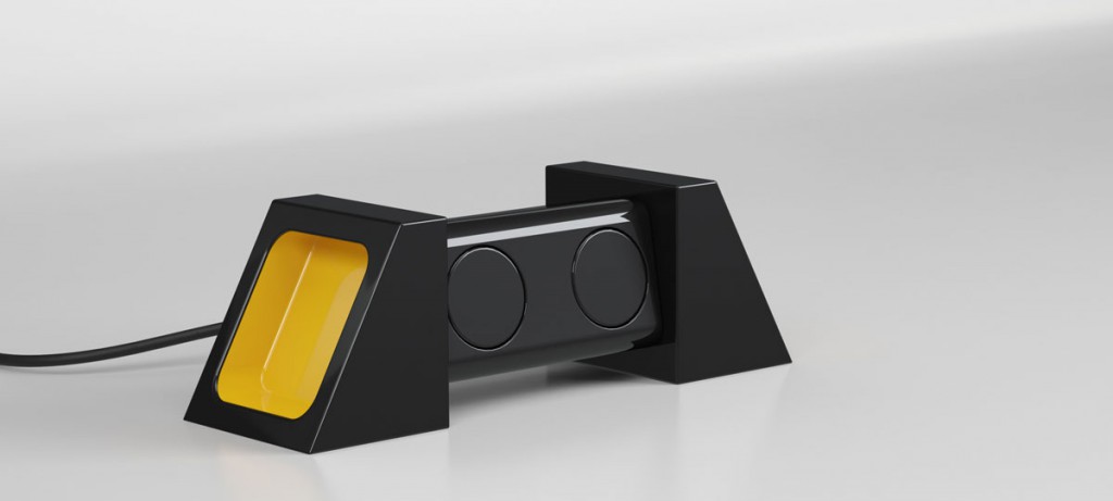 IoT für Digital Signage: Der Ultraschallsensot aus dem viewneo Butler Programm. 