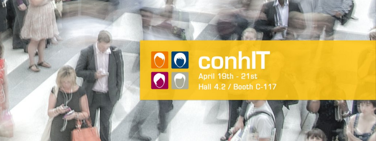 conhIT 2016 digital signage solution