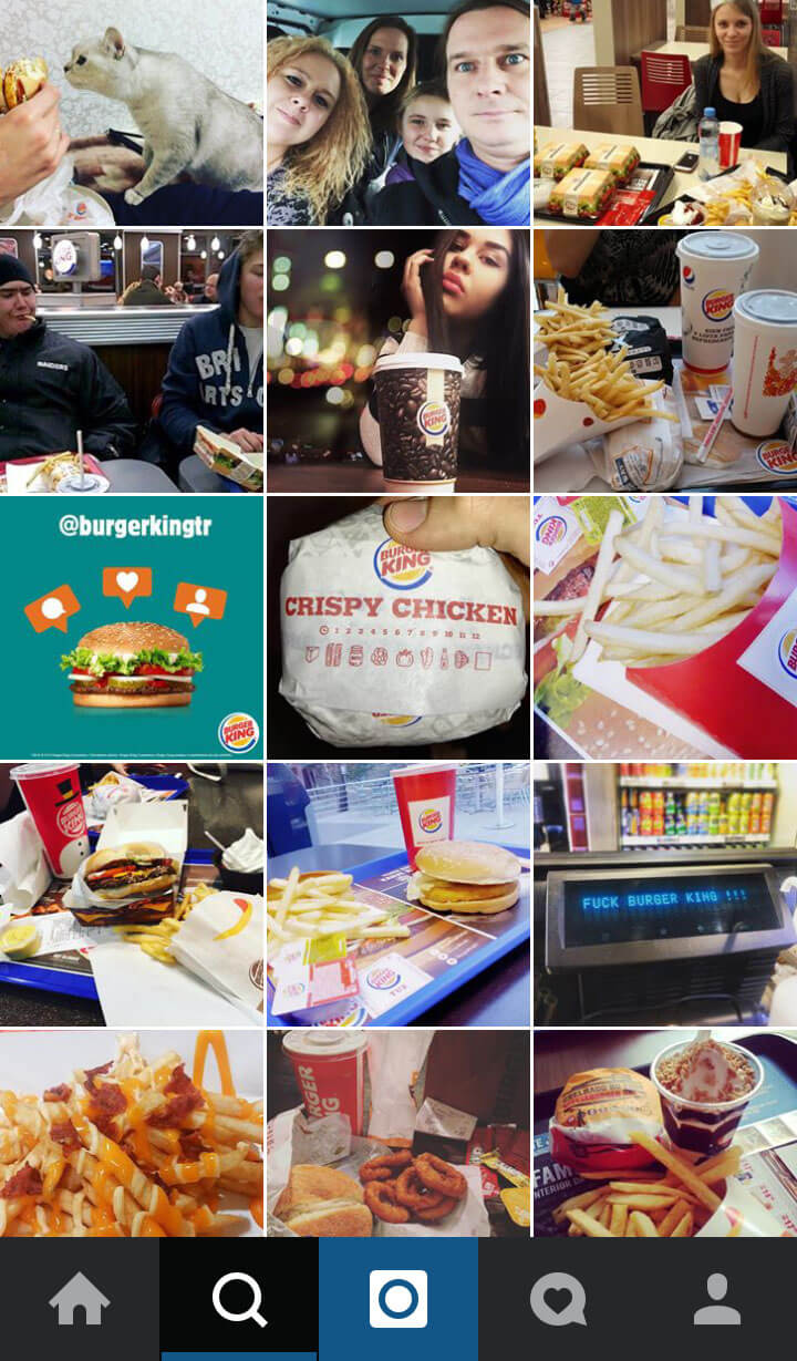 Best Practise Restaurant Marketing Burger King Screenshot