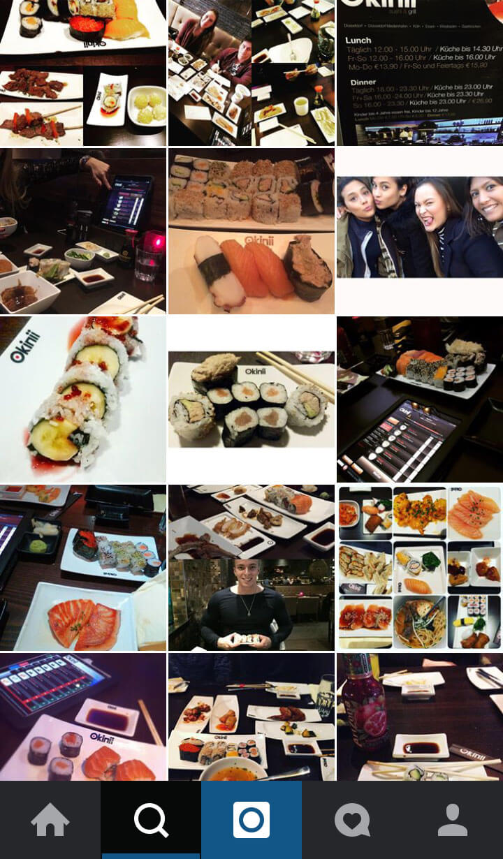 Best Practise Restaurant Marketing Okinii Screenshot