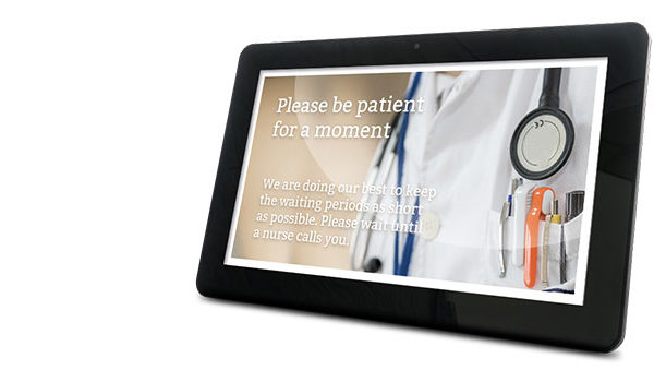 Digital Signage op een tablet