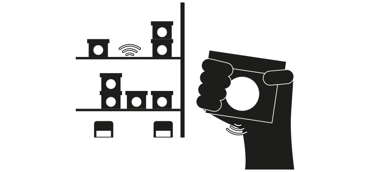 RFID sensor technology illustration