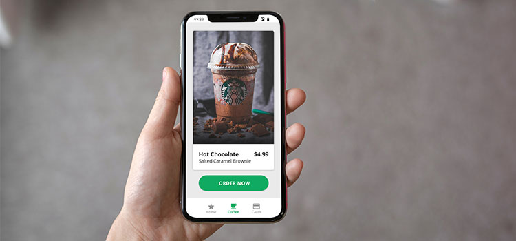 Starbucks mobile ordering app