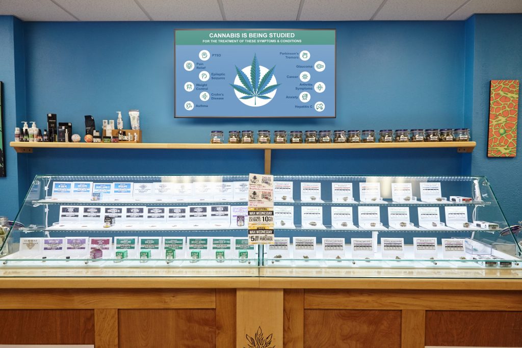 Educational Content for Digital Signage in Dispensary