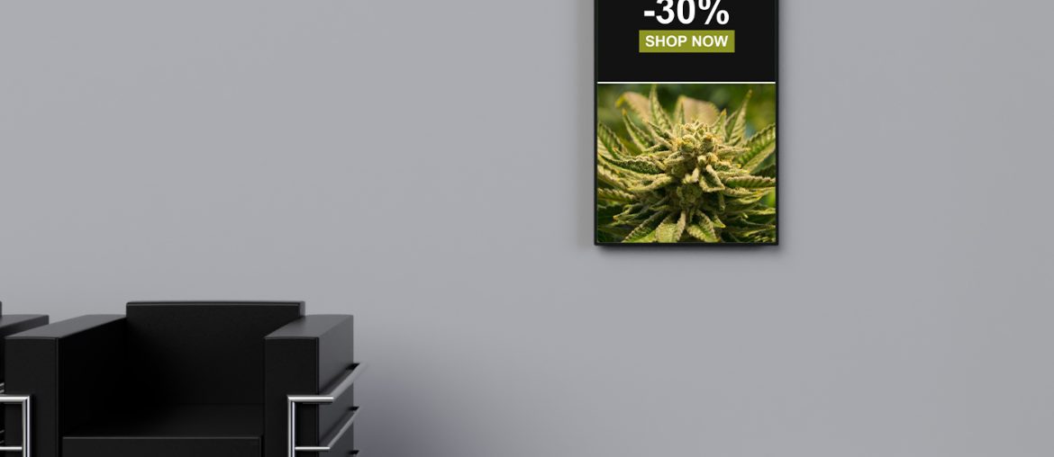 Promo Content for Digital Signage in Dispensary